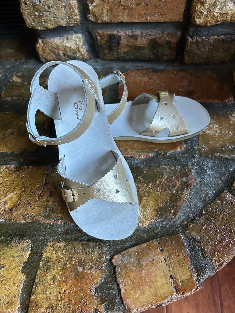 Sun-San Sweetheart Sandals.